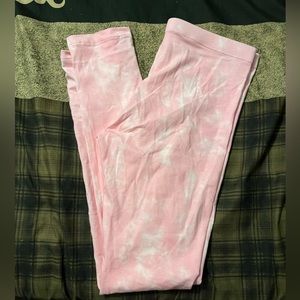 White and Pink Leggings